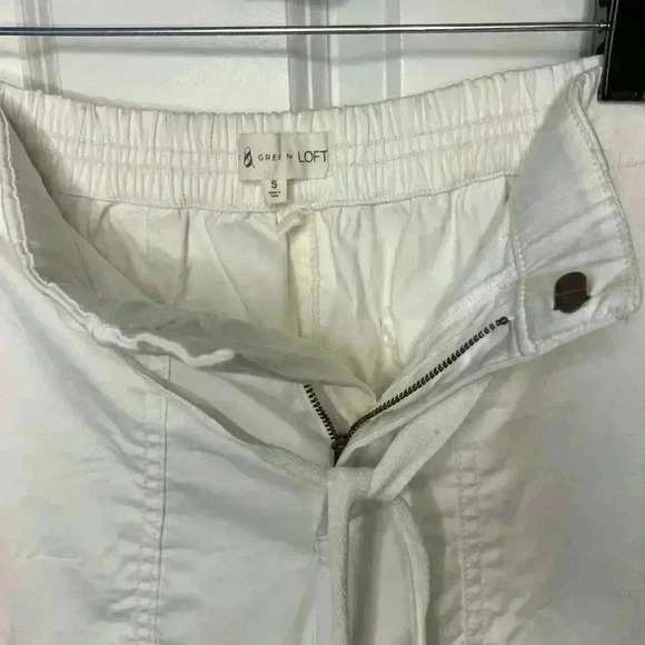 Lou & Grey White Crop Pants - Picture 5 of 7